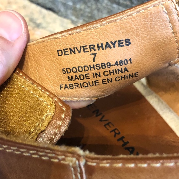 ☀️ Denver Hayes Tan Strappy Flat Sandals Size 7 - Picture 9 of 9